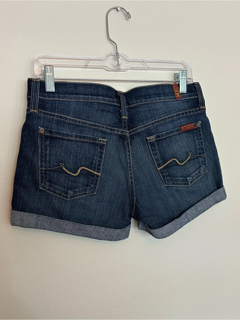 7 for all mankind short shorts size 26